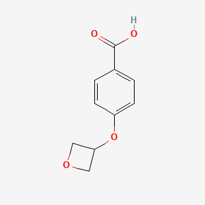 molecular formula C10H10O4 B2769105 4-(Oxetan-3-yloxy)benzoic acid CAS No. 1349717-15-2
