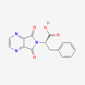 (2S)-2-{5,7-dioxo-5H,6H,7H-pyrrolo[3,4-b]pyrazin-6-yl}-3-phenylpropanoic acid