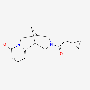 3-(2-cyclopropylacetyl)-3,4,5,6-tetrahydro-1H-1,5-methanopyrido[1,2-a][1,5]diazocin-8(2H)-one