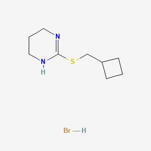 2-((Cyclobutylmethyl)thio)-1,4,5,6-tetrahydropyrimidine hydrobromide