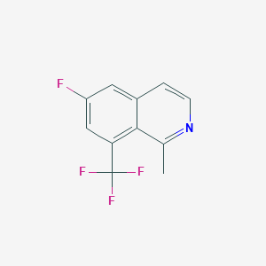 6-Fluoro-1-methyl-8-(trifluoromethyl)isoquinoline