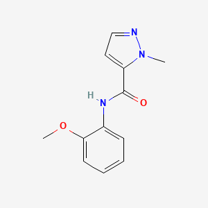N-(2-methoxyphenyl)-1-methyl-1H-pyrazole-5-carboxamide