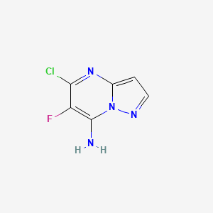 5-Chloro-6-fluoro-pyrazolo[1,5-a]pyrimidin-7-amine