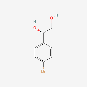 molecular formula C8H9BrO2 B2769284 (S)-1-(4-Bromophenyl)ethane-1,2-diol CAS No. 160332-70-7