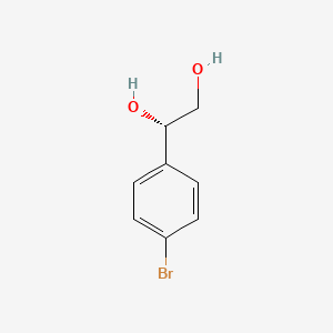 molecular formula C8H9BrO2 B2769284 (s)-1-(4-Bromophenyl)-1,2-ethanediol CAS No. 160332-70-7