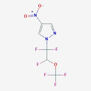 4-Nitro-1-[1,1,2-trifluoro-2-(trifluoromethoxy)ethyl]pyrazole