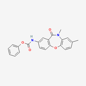 Phenyl (8,10-dimethyl-11-oxo-10,11-dihydrodibenzo[b,f][1,4]oxazepin-2-yl)carbamate