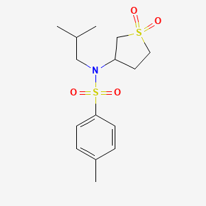 N-(1,1-dioxo-1lambda6-thiolan-3-yl)-4-methyl-N-(2-methylpropyl)benzene-1-sulfonamide