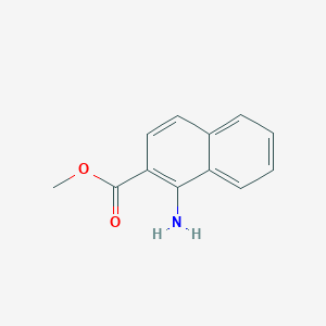 molecular formula C12H11NO2 B2769338 Methyl 1-aminonaphthalene-2-carboxylate CAS No. 35092-83-2