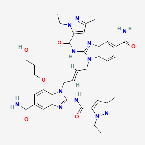 molecular formula C37H42N12O6 B2769397 STING agonist-3 