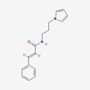 molecular formula C16H18N2O B2769400 N-(3-(1H-pyrrol-1-yl)propyl)cinnamamide CAS No. 1226488-05-6