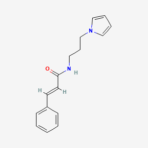 N-(3-(1H-pyrrol-1-yl)propyl)cinnamamide