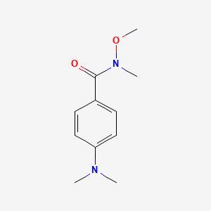 4-(dimethylamino)-N-methoxy-N-methylbenzamide