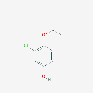 molecular formula C9H11ClO2 B2769417 3-Chloro-4-isopropoxyphenol CAS No. 1216247-91-4