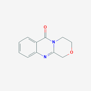 B2769426 3,4-Dihydro[1,4]oxazino[3,4-b]quinazolin-6(1H)-one CAS No. 19650-95-4