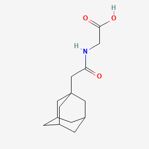 molecular formula C14H21NO3 B2769434 2-[2-(adamantan-1-yl)acetamido]acetic acid CAS No. 237400-99-6