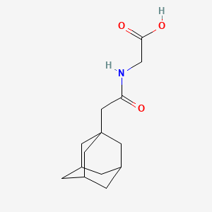 molecular formula C14H21NO3 B2769434 [(1-Adamantylacetyl)amino]acetic acid CAS No. 237400-99-6