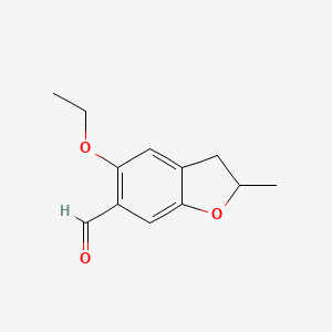5-Ethoxy-2-methyl-2,3-dihydro-1-benzofuran-6-carbaldehyde