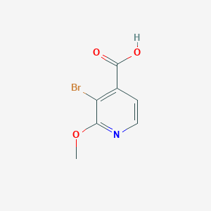 molecular formula C7H6BrNO3 B2769535 3-bromo-2-methoxypyridine-4-carboxylic acid CAS No. 1211586-89-8