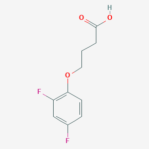 molecular formula C10H10F2O3 B2769542 4-(2,4-Difluorophenoxy)butanoic acid CAS No. 127556-94-9