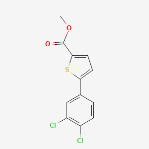 molecular formula C12H8Cl2O2S B2769673 Methyl 5-(3,4-dichlorophenyl)thiophene-2-carboxylate CAS No. 338793-85-4