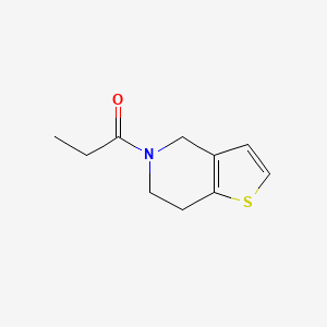 molecular formula C10H13NOS B2769689 1-(6,7-dihydrothieno[3,2-c]pyridin-5(4H)-yl)propan-1-one CAS No. 1340328-67-7
