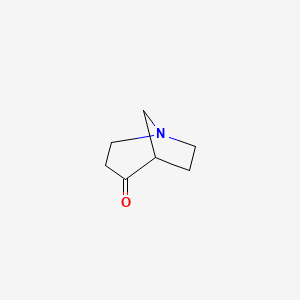 molecular formula C7H11NO B2769697 1-Azabicyclo[3.2.1]octan-4-one CAS No. 17604-77-2