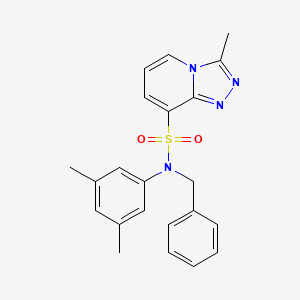 N-benzyl-N-(3,5-dimethylphenyl)-3-methyl-[1,2,4]triazolo[4,3-a]pyridine-8-sulfonamide