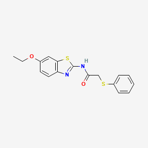 N-(6-ethoxybenzo[d]thiazol-2-yl)-2-(phenylthio)acetamide