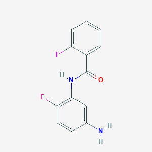 N-(5-amino-2-fluorophenyl)-2-iodobenzamide