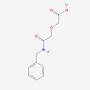 molecular formula C11H13NO4 B276974 [2-(Benzylamino)-2-oxoethoxy]acetic acid 
