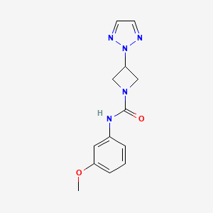 N-(3-methoxyphenyl)-3-(2H-1,2,3-triazol-2-yl)azetidine-1-carboxamide