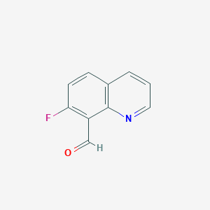 molecular formula C10H6FNO B2769801 7-Fluoroquinoline-8-carbaldehyde CAS No. 1511349-44-2