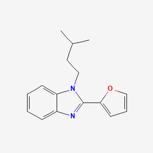 2-(furan-2-yl)-1-(3-methylbutyl)-1H-1,3-benzodiazole