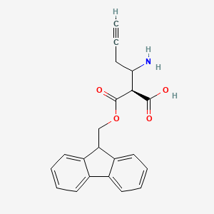 molecular formula C21H19NO4 B2769815 Fmoc-(S)-3-Amino-5-hexynoicacid CAS No. 270596-48-0