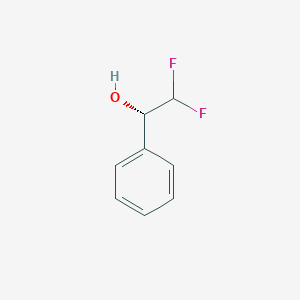 molecular formula C8H8F2O B2769857 (S)-1-Phenyl-2,2-difluoroethanol CAS No. 123986-75-4