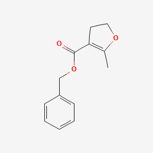 molecular formula C13H14O3 B2769860 Benzyl2-methyl-4,5-dihydrofuran-3-carboxylate CAS No. 933770-60-6