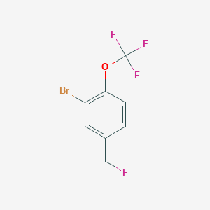 2-Bromo-4-(fluoromethyl)-1-(trifluoromethoxy)benzene