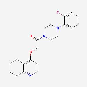 1-(4-(2-Fluorophenyl)piperazin-1-yl)-2-((5,6,7,8-tetrahydroquinolin-4-yl)oxy)ethanone