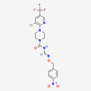 4-[3-chloro-5-(trifluoromethyl)-2-pyridinyl]-N-({[(4-nitrobenzyl)oxy]amino}methylene)tetrahydro-1(2H)-pyrazinecarboxamide