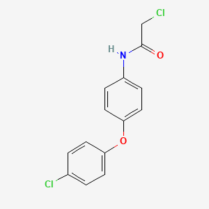 2-chloro-N-[4-(4-chlorophenoxy)phenyl]acetamide