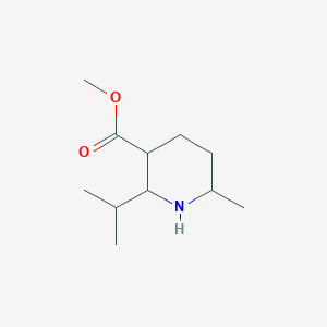 Methyl 6-methyl-2-propan-2-ylpiperidine-3-carboxylate
