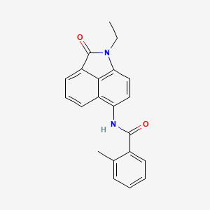 N-(1-ethyl-2-oxo-1,2-dihydrobenzo[cd]indol-6-yl)-2-methylbenzamide