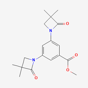 Methyl 3,5-bis(3,3-dimethyl-2-oxoazetidin-1-yl)benzoate