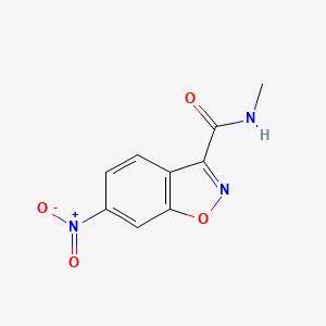 molecular formula C9H7N3O4 B2770014 N-methyl-6-nitro-1,2-benzoxazole-3-carboxamide CAS No. 400079-08-5