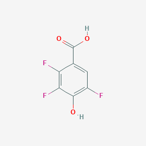 molecular formula C7H3F3O3 B2770017 2,3,5-Trifluoro-4-hydroxybenzoic acid CAS No. 156839-10-0
