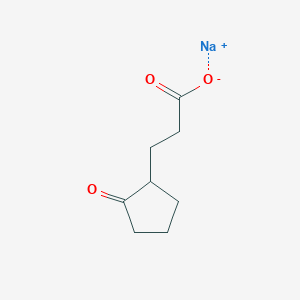 Sodium;3-(2-oxocyclopentyl)propanoate