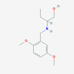 molecular formula C13H21NO3 B2770093 2-((2,5-Dimethoxybenzyl)amino)butan-1-ol CAS No. 848738-65-8