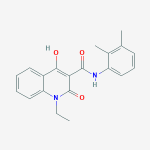 molecular formula C20H20N2O3 B2770237 N-(2,3-dimethylphenyl)-1-ethyl-4-hydroxy-2-oxo-1,2-dihydroquinoline-3-carboxamide CAS No. 376617-55-9