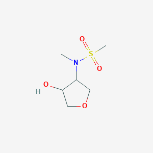 B2770239 N-(4-Hydroxyoxolan-3-yl)-N-methylmethanesulfonamide CAS No. 2141335-42-2
